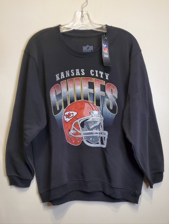 NFL Tops - 377. NWT - NFL Kansas City Chiefs Crewneck Graphic Sweatshirt